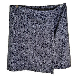 Rip Skirt Hawaii Black Pearl Batik Women's Wrap Skirt Size Large